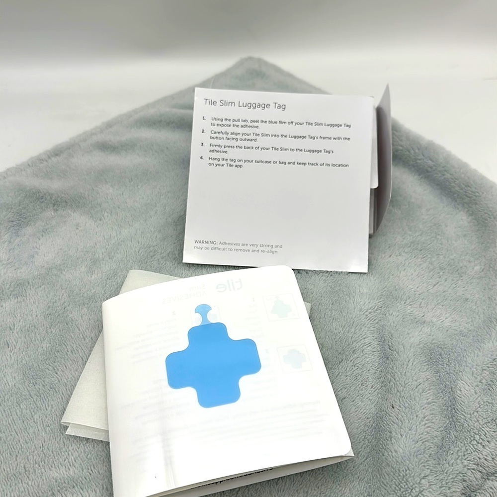 COPY - Tile Slim Luggage Tags -2-Pack Lot of 2 Packages Total 4-Tags Total